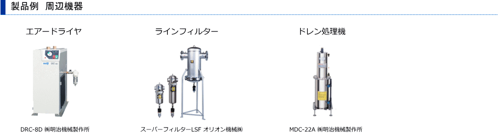 製品例周辺機器